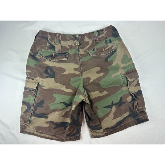Polo Ralph Lauren Shorts Men's 31 Green Woodland Camo Gellar Relaxed Fit Cargo - Picture 2 of 8